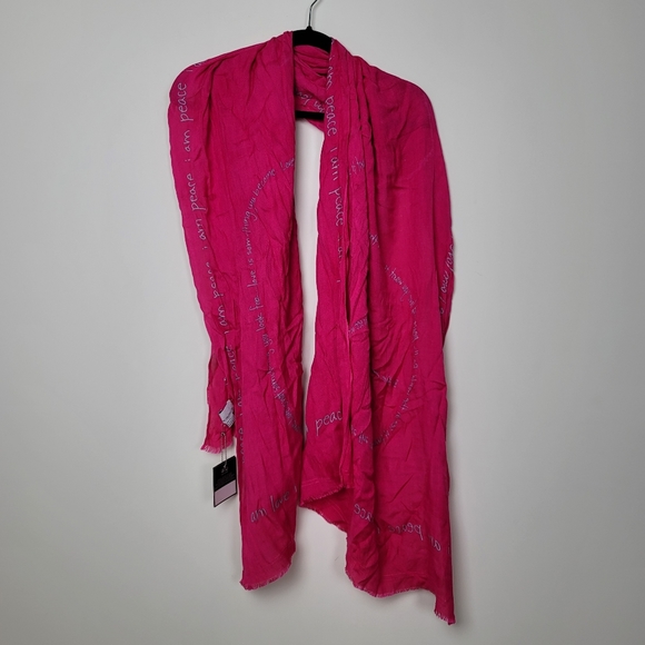 Peace Love World Accessories - Peace Love World generously-sized scarf
